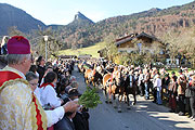 traditionelle Leonhardifahrt in Kreuth / Tegernsee am 06.11.2018